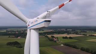 Spezial/Mittelweser Windpark Marklohe/Lemke (Wohlenhausen) Fuhrländer FL MD77, GE 1.5sl, Enercon E40