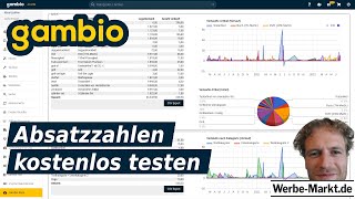 Gambio Absatzzahlen jetzt mit Varianten-Analyse, Hersteller-Filter | kostenlos testen