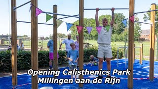 Opening Calisthenics Park Millingen aan de Rijn