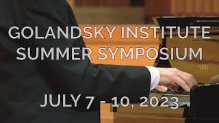 Join us for the 2023 Golandsky Institute Summer Symposium!