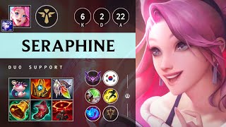 Seraphine Support vs Soraka: Rampage - KR Master Patch 14.22