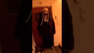 What is the Evil Nun saying?! 😥😰 #horrorshorts #demonnun