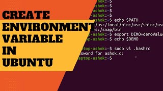 Create Environment Variable Permanently Ubuntu