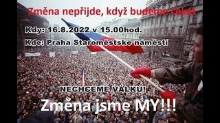 Sraromák demonstrace 16.8.2022