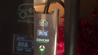 Zencar 32 amp level 2 adjustable car charger - How to Adjust charging speed.