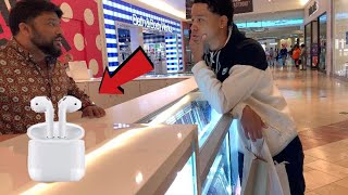 ASKING RANDOM STORES FOR FAKE AIRPODS (WE FOUND SOME)