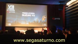 Yu Suzuki Premio Leyenda Gamelab 2014 Barcelona