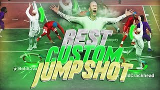 THIS CUSTOM JUMPSHOT GIVES ME UNLIMITED GREENS ON NBA 2K19 | I MAKE EVERY SHOT WITH MY BUILD OMG...