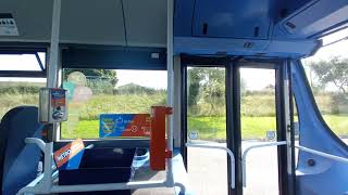 *Front Seat Views*Go North East Coast and Country Wright Streetlite DF NK15 ENR on the 78 to Consett