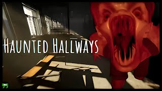 I Have No Idea Where I Am and Who's Kid This Is ~ Haunted Hallways ~ Indie Horror Game