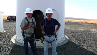 Andrew Climbing Windmill