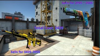 Best CSGO Riptide ZeRo Risk High Reward Trade Up Vertigo Pink #3 SG 553 Hazard Pay Or 57 Fall hazard