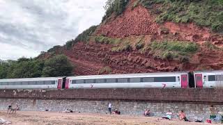 Cross Country Class 43 HST at Coryton Cove in Dawlish on 3rd August 2021