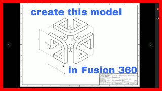 how to make geometry model with pattern tools in Fusion 360