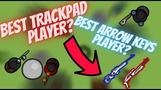 Am I the best surviv.io player on trackpad and arrow keys?