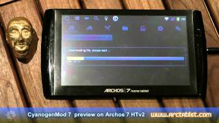 Android 2.3 on Archos 7 HTv2 CyanogenMod 7 Rockchip 2818 port preview