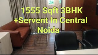 1555 Sqft 3bhk + Servent in Central Noida #apartment #property #flat #realestate #noida