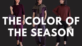 The color of the season: My favorite burgundy items...