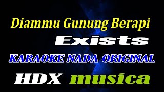 DIAMMU GUNUNG BERAPI - Exists - KARAOKE