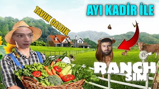 AYI KADİR İLE RANCH SİMULATOR 😁 TAVUK ÇALDIK 😈 RANCH SİMULATOR BÖLÜM 1