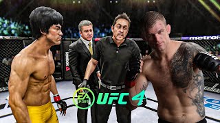 Bruce Lee vs Evan Dunham - EA Sports UFC 4 - Bruce Lee Fight Club 🔥🐲