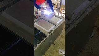 tutorial pasang engsel pintu besi. || welding trick || welding education || smart idea welding