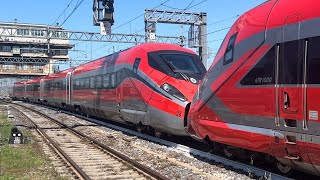 FRECCIAROSSA IN DUPLEX IN SUPERFICIE INV Vicenza - Napoli Centrale ETR 400.22 + ETR 400.28