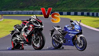 COMPARISON VIDEO🔥YAMAHA R3| APRILIA RS457| APRILIA RS457. #yamaha #review #r3 #aprilia