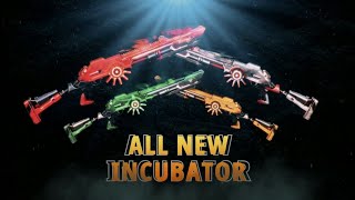 Get all INCUBATOR GUN SKINS with 600 gems