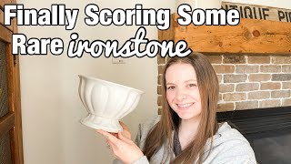 A VINTAGE/ANTIQUE HAUL | & FINALLY Scoring Some Beautiful Ironstone 😍