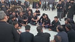 CHAKWAL PARTY | JADA VEER DI LAASH CHURENDI RAIY | BAIN UL HARAMAIN | KARBALA | 12 MUHARRAM 2024