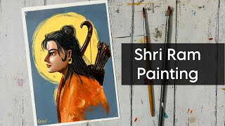 Shri Ram Painting | Lord Ram Painting Tutorial