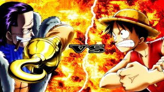 Luffy vs Crocodile plot armor fight