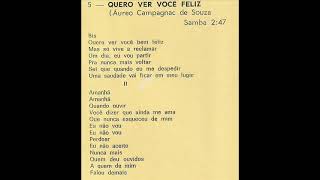 Quero Ver Você Feliz (Aurinho da Ilha)