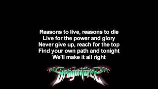 DragonForce - Power And Glory | Lyrics on screen | Full HD