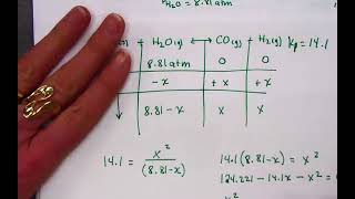 Putting Concepts Together Chemical Equilibrium Example Problems