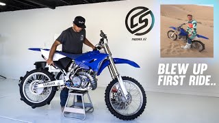 Bought a OfferUp YZ250, Scalvini Exhaust, and blows up in 10 minutes..