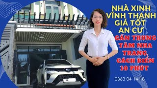 #1235. Nhà Xinh Vĩnh Thạnh, Giá tốt An cư, Gần trung tâm Nha Trang, Cách biển chỉ 10 phút di chuyển