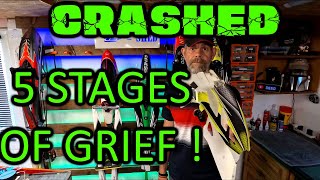 🔧 RC Helicopter Crash and The 5 Stages of Grief!