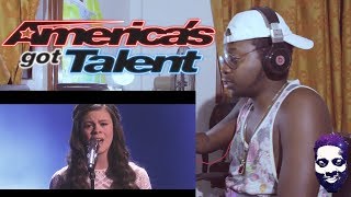 Angelina Green: 13-Year-Old Sings Stunning "Gravity" Cover - America's Got Talent 2017 reaction