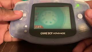 Mario Kart Super Circuit - Rainbow Road 150cc Time Trial - 1:24:41 on an Original Game Boy Advance