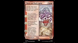 THERE AND BACK AGAIN IS MY FAVORITE CARD IN THE SET!!!!!14 TREASURES!!! LORD OF THE RING SPOILERS!!!