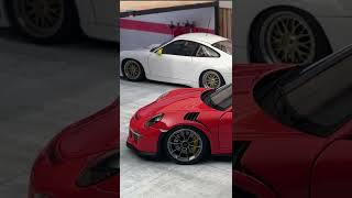 Porsche 911 GT3 RS (991) and Porsche GT3R (996) | ❤️ Very Realistic Die cast Model Cars #shorts