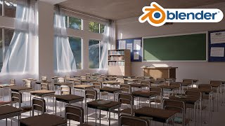 3D Classroom Environment Creation in BLENDER [UDEMY COURSE]