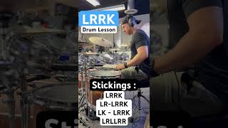 Left Hand Lead Drum Solo Lesson (Foot-Hand Combos) / #drumlesson #drumeducation #drums