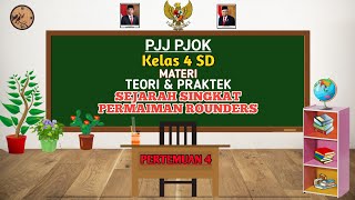 MATERI PJOK KLS 4 SD MATERI SEJARAH PERMAINAN ROUNDERS