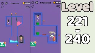 Pin Rescue walkthrough Level 221 - 240 | Mronger