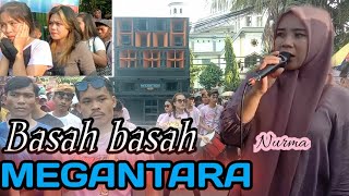 Basah basah megantara Indonesia vocal Nurma Yunita acara pawai di desa perampuan