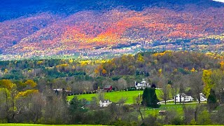 Aerial views of one of Vermont’s lakes. Woodford, Vermont at its best. ￼