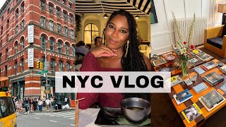 NEW YORK CITY VLOG! New In Home Decor, Shopping in Soho, 75 min Facial & Solo Dinner ✨MONROE STEELE